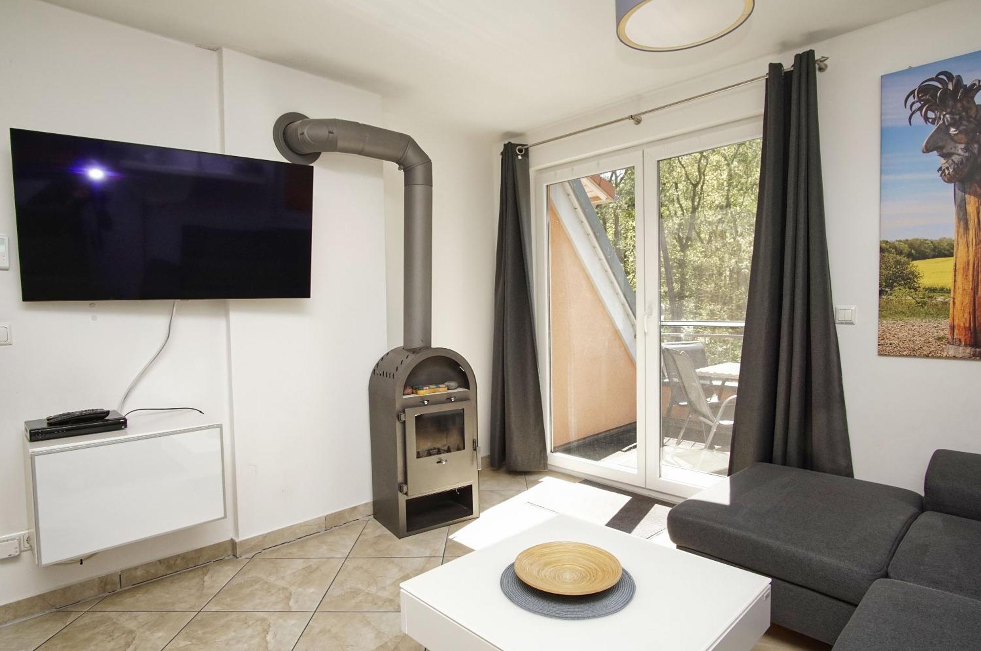 Moderne Fewo Nr 4 Mit Balkon, Sauna Im Haus, Garten - Ferienwohnungen Am Wald Klein Gelm Eksteriør bilde